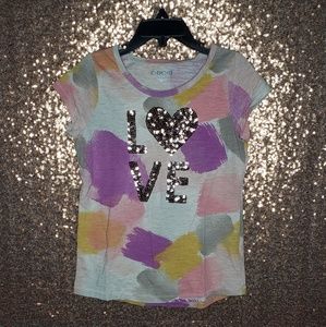 "LOVE" Sequin Tee